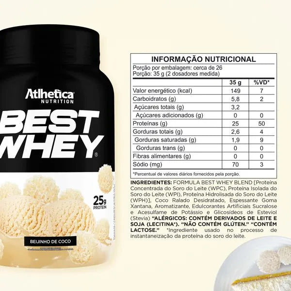 Best Whey Protein (Pote 900g) Beijinho de Coco