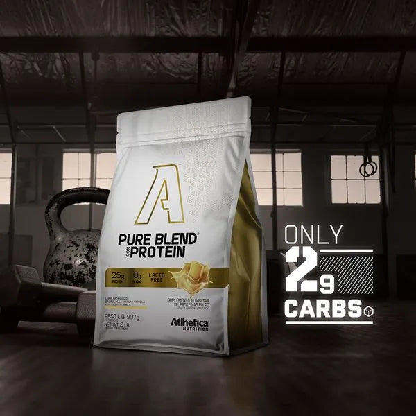 Whey Pure Blend 100% Protein Lacto-Free (Pacote 907g) Baunilha